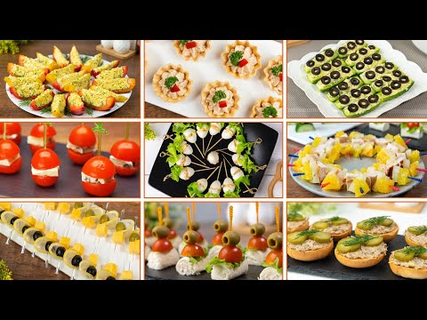 Видео: ТОП-10 закусок к пасхальному столу за 5 минут! Быстрые и вкусные рождественские закуски