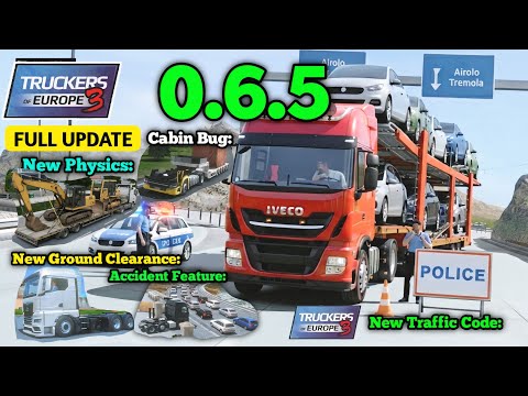 Видео: TRUCKERS OF EUROPE 3 | 0.6.5 НАКОНЕЦ-ТО ВЫШЛА! ОГРОМНАЯ НОВАЯ КАРТА И ГРУЗОВИКИ (ВСЁ, ЧТО ВАМ НУЖ...