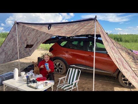 Видео: Недорогой Автомобильный тент (Маркиза) ARM-AUTO