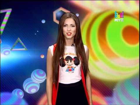 Видео: Нюша — ведущая TopHit чарта на Муз-ТВ — 6.5.12
