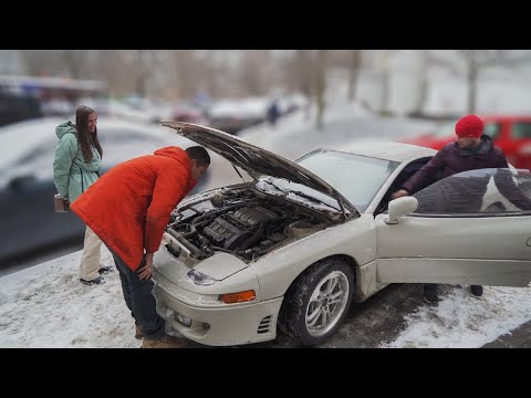 Видео: Спорткар из 90х, стоявший 10 лет! Оживляем V6 Twin Turbo для девушки. Часть 1