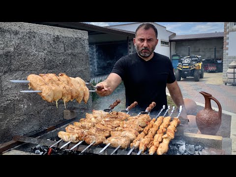 Видео: МЯСО КУРИЦЫ на МАНГАЛЕ. СОЧНЫЙ ШАШЛЫК. ENG SUB