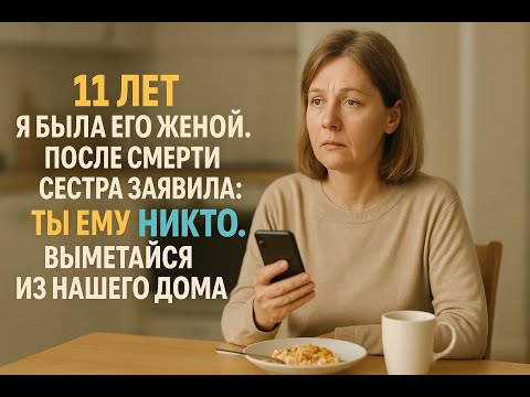 Видео: После его смерти родная сестра вышвырнула меня из дома, где мы прожили 11 счастливых лет
