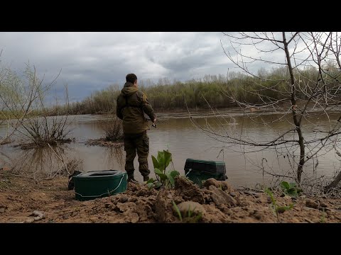 Видео: Рыба на Сакмаре ожила. Рыбалка на фидер в мутной воде