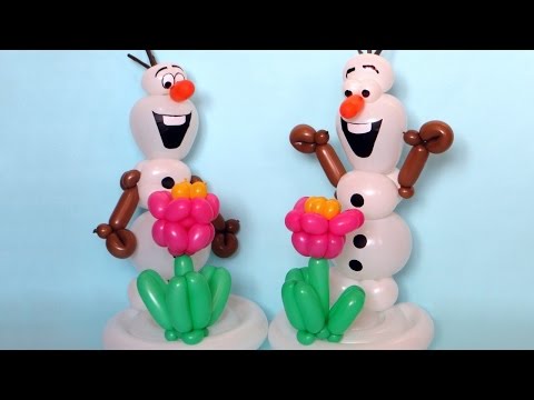 Видео: Олаф из шаров / Olaf of balloons (Subtitles)