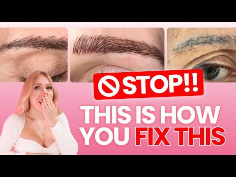 Видео: Как сделать HairStroke Brow Front и как правильно натянуть кожу для микроблейдинга или нанобровей
