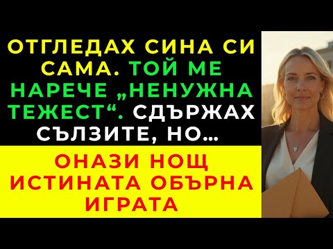 Видео: Отгледах сина си сама… а той ме нарече „ненужна тежест“ пред всички. Но аз обърнах играта.