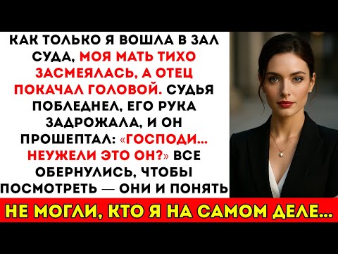 Видео: В момент, когда я вошла в зал суда, моя мама тихо усмехнулась, а отец покачал головой