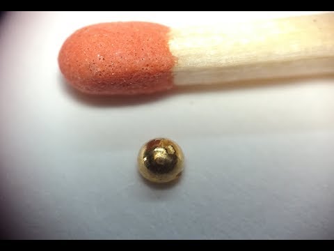 Видео: Золото из камней. Часть II. Аффинаж. Gold from stones. Part two. Refining.