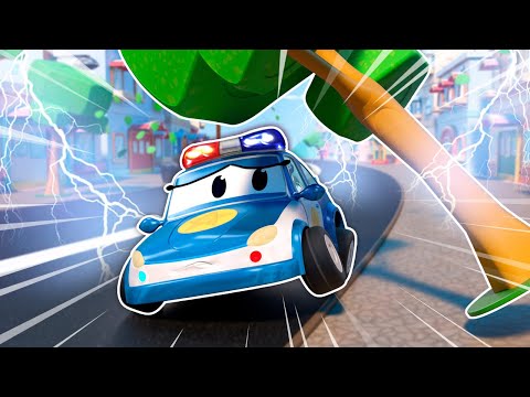 Видео: ПОЛИЦЕЙСКАЯ МАШИНА поранилась во время ШТОРМА! | Авто Ремонт