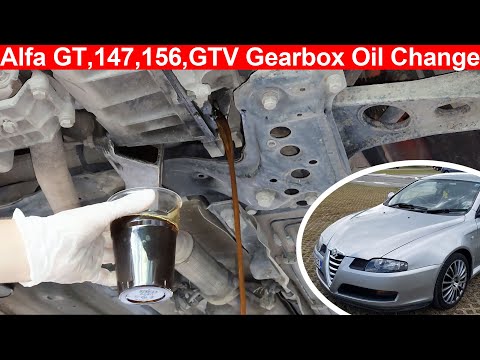 Видео: Замена масла в коробке передач Alfa GT, 147, 156, GTV и т.д. 5-ступенчатая МКПП