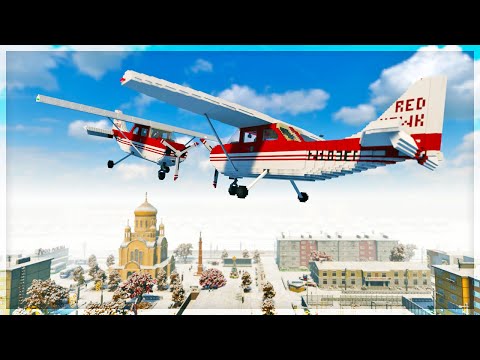 Видео: САМОЛЁТЫ ВРЕЗАЛИСЬ В ВОЗДУХЕ! ЧТО БУДЕТ? TEARDOWN