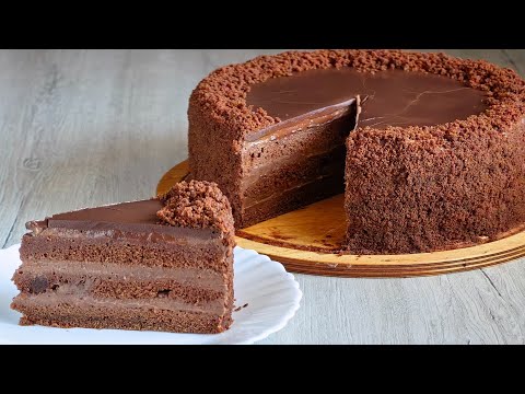Видео: НЕРЕАЛЬНО ВКУСНЫЙ ТОРТ 🍰 «ШОКОЛАДНЫЙ БАРХАТ» | Chocolate Cake Recipe | olgalungu