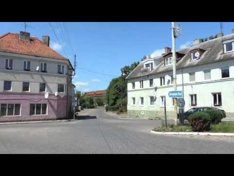 Видео: Багратионовск Preußisch Eylau Улицы Центральная и Пограничная Калининградская область