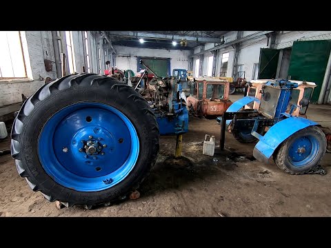 Видео: МТЗ 80 Полевая сварка Ремонт передней балки (9 часть)
