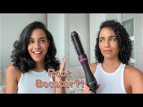 Видео: Revlon Root Booster One Step Blowduff | Кудрявые густые волосы | Шарлин Радлейн