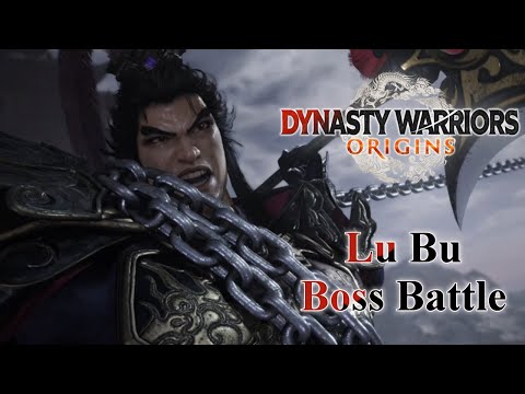 Видео: Dynasty Warriors Origins — битва с боссом Лу Бу в замке Ся Пи + сцена смерти
