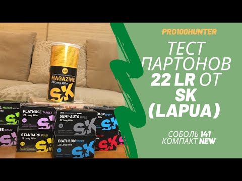 Видео: Большой отстрел патронов 22lr SK (Lapua)