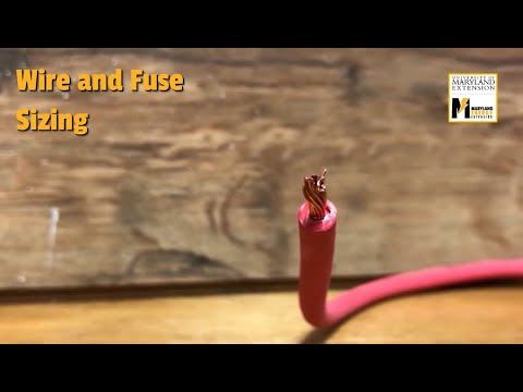 Видео: Как рассчитать размеры проводов и предохранителей для солнечной электросистемы