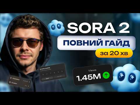 Видео: Повний Туторіал Sora 2 та Sora 2 Pro за 20 хвилин: від нуля до вірусного відео!