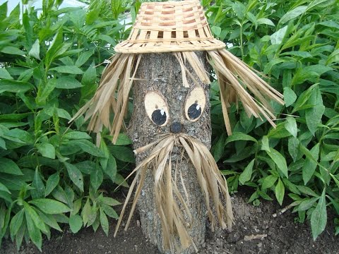 Видео: А ведь пни в саду можно оживить! Веселые поделки из пеньков