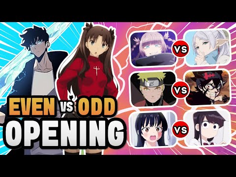 Видео: 👊 ЧЁТНЫЕ или НЕЧЁТНЫЕ 👊 В какие годы самые ХУДШИЕ опенинги? 🎵 Спаси один аниме-опенинг