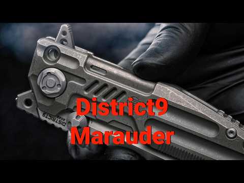 Видео: Marauder от District9 ( light gray blade )  #4k  #District9 #Marauder #District