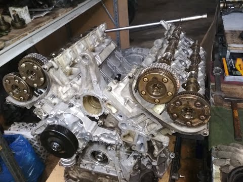 Видео: Mercedes Benz GL450 (X164) M273.923 (Восстановление ДВС) Готовность 90% Сборка ч.4 Привод ГРМ