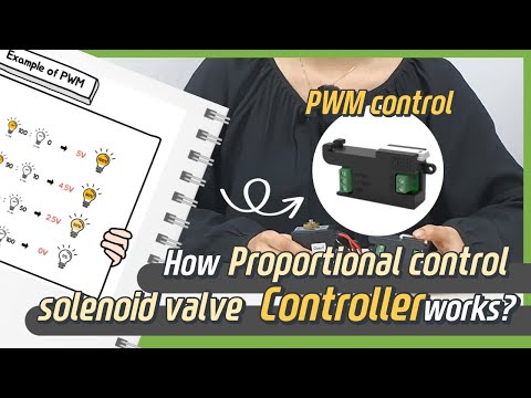 Видео: Как работает пропорциональный регулирующий соленоидный клапан CONTROLLER? (Анимация | Sub)