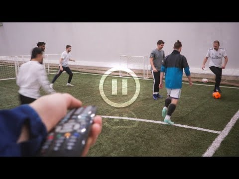 Видео: ИГРАЕМ В ФУТБОЛ с ПАУЗА ЧЕЛЛЕНДЖ!