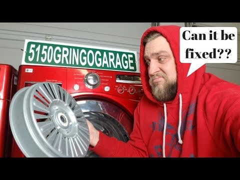 Видео: Ремонт стиральной машины LG с фронтальной загрузкой! (без отжима и шлифовки)