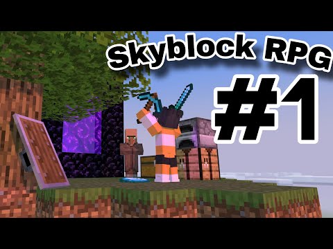 Видео: Lp. SkyBlock co-op RPG начало #1