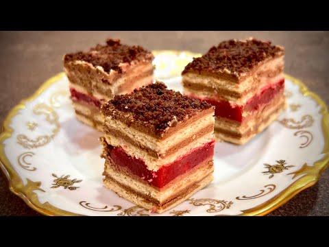 Видео: Бисквитена торта с шоколад и плодове /Торт без духовки с шоколадно-фруктовой начинкой/ No-bake cake