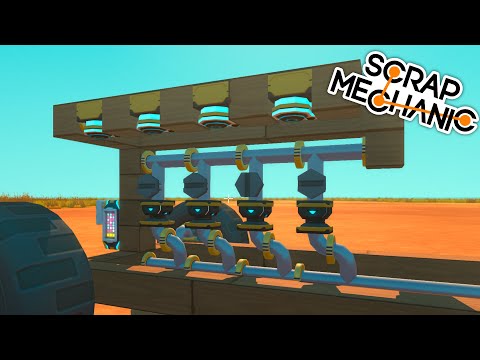 Видео: КАК ПОСТРОИТЬ ПОРШНЕВОЙ ДВИГАТЕЛЬ С НУЛЯ в Scrap Mechanic