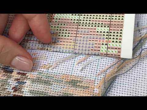 Видео: Мой способ вышивки парковкой  / Парковка по цветам в пределах квадрата