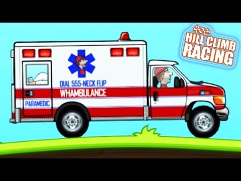 Видео: По фабрике на СКОРОЙ ПОМОЩИ / ежедневный челлендж ВЫЗОВ - Hill Climb Racing