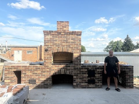 Видео: Мангал, печь под казан, кирпичный тандыр, наш 169 объект