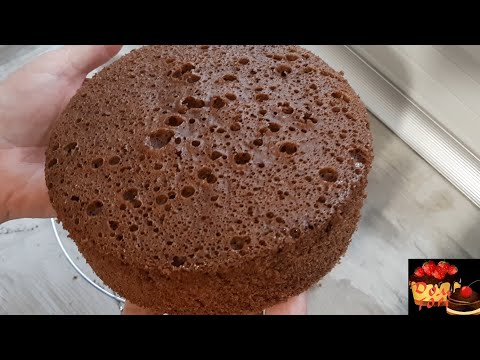 Видео: Шоколадный🍫 бисквит на желтках🥚.