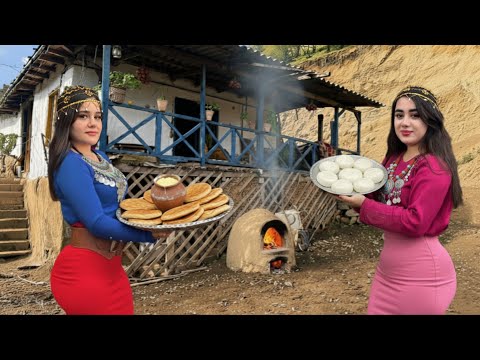 Видео: Печь не нужна! Готовим традиционное персидское масло и сыр в стиле горных кочевников