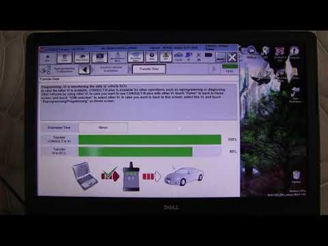 Видео: Nissan Consult 3 Plus + N3LINE + расширенный драйвер J2534. Обновление прошивки ECM VERSA SC11 2010.