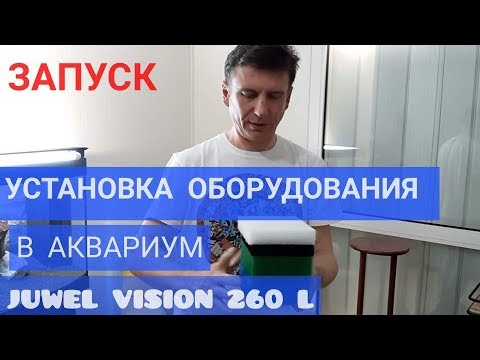 Видео: Аквариум Juwel vision 260 л. Запуск.  Устанавливаем оборудование в аквариум. Выпуск 3.