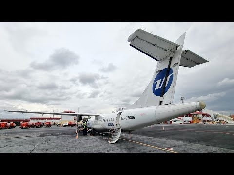 Видео: ATR 72-500 а/к Utair | Рейс Красноселькуп — Тюмень