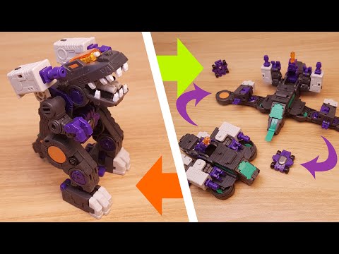 Видео: Dr.Wu DW-E14 Energy Dragon Trypticon Transformer распаковка и обзор