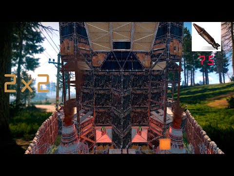 Видео: Уникальный 2x2 дом для 3-4 Человек RUST #rust