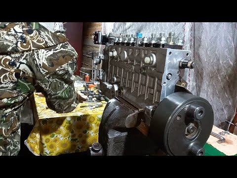 Видео: Диагностика и обслуживание ТНВД ЯМЗ 175\173 в домашних условиях Часть 3