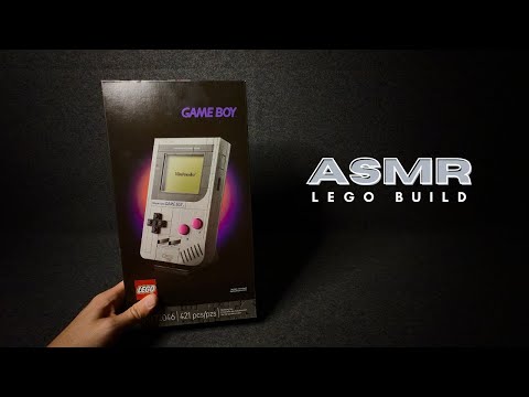 Видео: ASMR | Сборка Lego Gameboy | Шепот, постукивания и ретро-покалывания