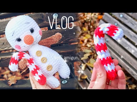 Видео: Приглашаю повязать Снеговичка! Вязовлог вязаные игрушки.