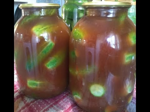 Видео: Маринованные огурцы с кетчупом🥒🥒🥒