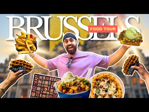 Видео: Лучший гастрономический тур по Брюсселю! | с участием фри, вафель и шоколада