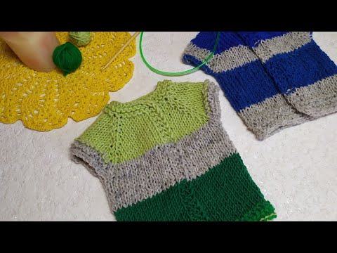 Видео: жилетка для клуба 28 петель/для начинающих (2 часть)